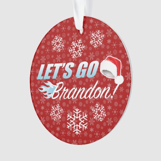 Lass Go Brandon Christmas Ornament (Vorderseite)