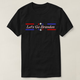 Lass Go Brandon FJB Red White Blue Stars Dk T-Shirt