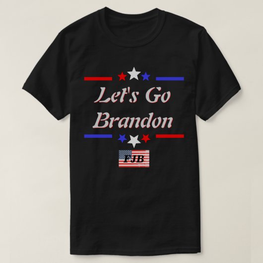 Lass Go Brandon FJB Red White Blue Stars Dk T-Shirt (Design vorne)