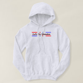 Lass Go Brandon FJB Red White Blue Stars Lt Hoodie