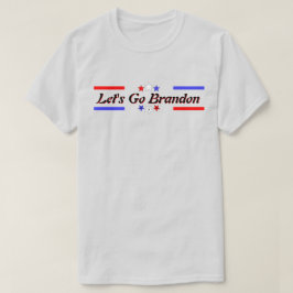 Lass Go Brandon FJB Red White Blue Stars Lt T-Shirt