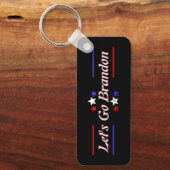 Lass Go Brandon FJB Red White Blue Stars Schlüsselanhänger (Vorderseite)