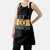 LASS GO BRANDON FUNNY MAMA VATER KITCHEN SCHÜRZE (InSitu)