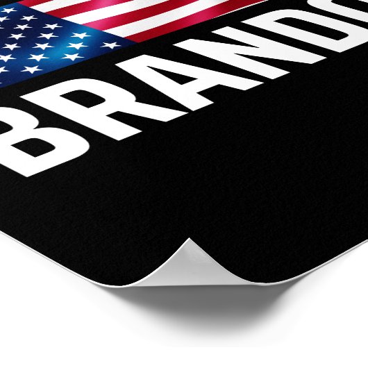 lass Go Brandon lasse Brandon Poster (Ecke)