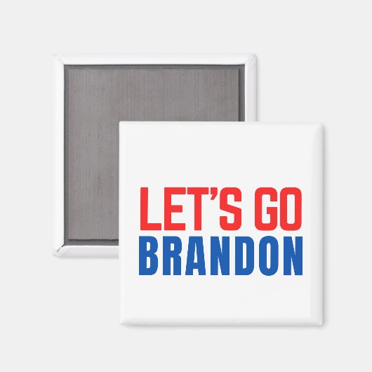 lass Go Brandon Magnet (Vorderseite/Rückseite)