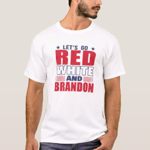 Lass Go Brandon Red White und Brandon Fun Männer F T-Shirt