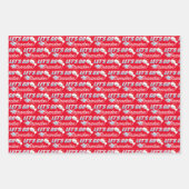 Lass Go Brandon Weihnachten Geschenkpapier Set (Vorderseite)