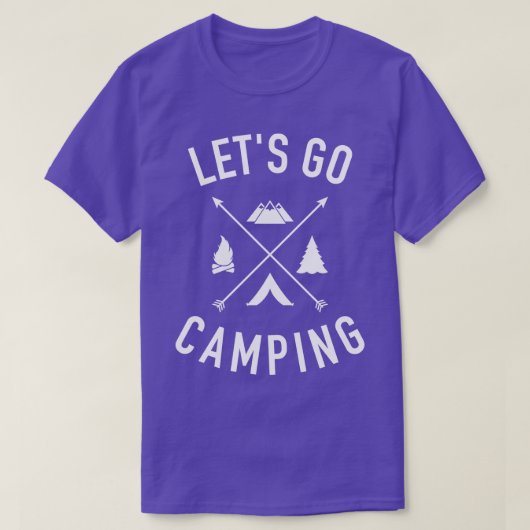 Lass Go Camping T-Shirt (Design vorne)