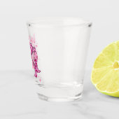 Lass Go Girls Disco Cowgirl Junggeselinnen-Abschie Schnapsglas (Rechts)