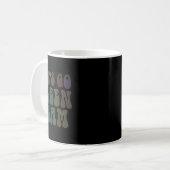 Lass Go Green Team Retro War Game 60er Summer Camp Kaffeetasse (Vorderseite Links)