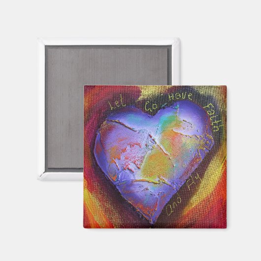 Lass Go hat Glauben und Fly Magnet (Vorderseite/Rückseite)