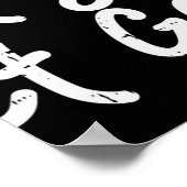 Lass Go Lass Jesus Faith Zitat Religiöse Christi Poster (Ecke)