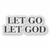 Lass Go Lasse Gott Aufkleber (Vorderseite)