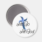 Lass Go Lasse Gott Christlich Magnet (Vorderseite/Rückseite)