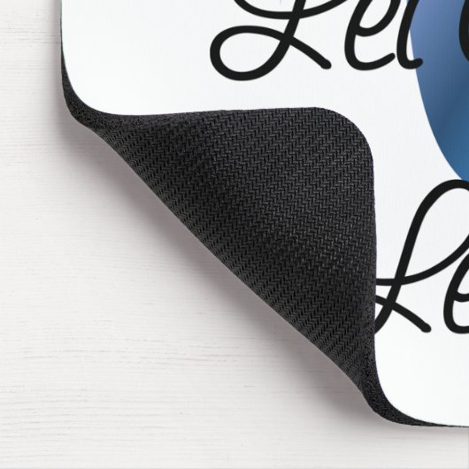 Lass Go Lasse Gott Christlich Mousepad (Ecke)