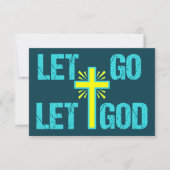 Lass Go Lasse Gott Christliche Inspiration Zitat-K (Vorderseite)
