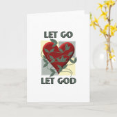 Lass Go Lasse Gott Karte (Gelbe Blume)