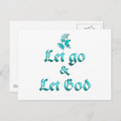 Lass Go Lasse Gott Postkarte (Vorne/Hinten)