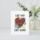 Lass Go Lasse Gott Postkarte (Stehend Vorderseite)