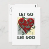 Lass Go Lasse Gott Postkarte (Vorne/Hinten)