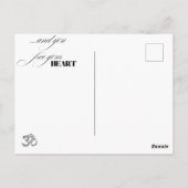 Lass Go of Anger - Buddha Mindfulness Quote T - Sh Postkarte (Rückseite)