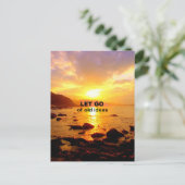 Lass Go of Old Ideas Postkarte (Stehend Vorderseite)