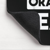 Lass Go Orange Team War Game Competition Summer Ca Mousepad (Ecke)