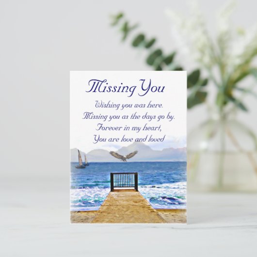 Lass Go!_ Postkarte (Stehend Vorderseite)