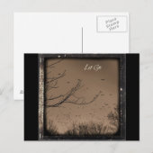 Lass Go Postkarte (Vorne/Hinten)