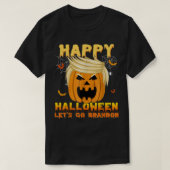 Lass Go Pumpkin Brandon Trump Pumpkin Halloween Co T-Shirt (Design vorne)