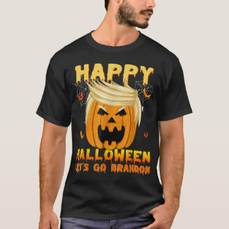 Lass Go Pumpkin Brandon Trump Pumpkin Halloween Co T-Shirt