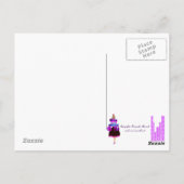 Lass Go Shopping Postkarte (Rückseite)