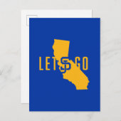 lass Go SJ Einladungspostkarte (Vorne/Hinten)