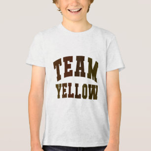 Lass Go Team Yellow Summer Camp War Game School Sp Tri-Blend Shirt