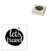 Lass Go Travel Gummistempel (Stempel)