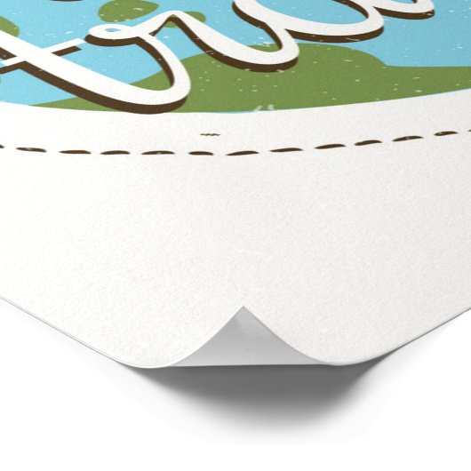 Lass Go Travel Poster (Ecke)