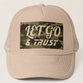 Lass Go & Trust Hat Truckerkappe (Vorderseite)