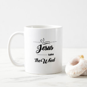 "Lass Go & Trust: "Jesus übernimmt das Rad" Kaffeetasse