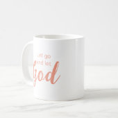 Lass Go und Lass der Christlichen Schrift Kaffeetasse (Vorderseite Links)