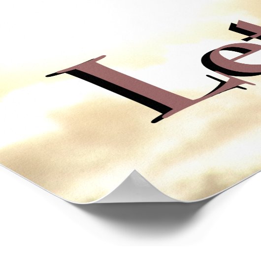 Lass Go und Lass GOD! Poster (Ecke)