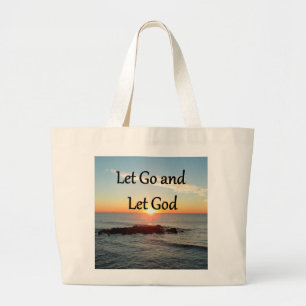 LASS GO UND LASS GONE SUNRISE DESIGN JUMBO STOFFBEUTEL