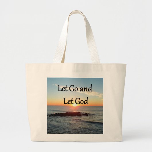 LASS GO UND LASS GONE SUNRISE DESIGN JUMBO STOFFBEUTEL (Vorne)