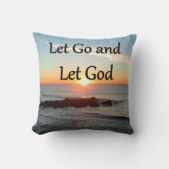 LASS GO UND LASS GONE SUNRISE DESIGN KISSEN (Vorderseite)