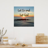LASS GO UND LASS GONE SUNRISE DESIGN POSTER (Küche)
