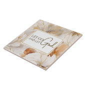 Lass Go und Lass Gott Christlich Inspiration Zitat Fliese (Seite)