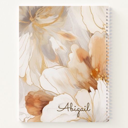 Lass Go und Lass Gott Christlich Inspiration Zitat Notizblock (Rückseite)