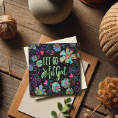 Lass Go und Lass Gott Hübschen Blumenmodern Inspir