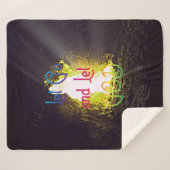 Lass Go und Lass Gott Inspirierend Zitat Sherpadecke (Vorderseite (Horizontal))