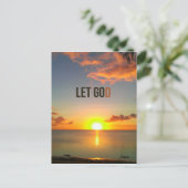 Lass Go und Lass Gott, Saipan Sunset Postkarte (Stehend Vorderseite)