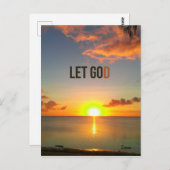 Lass Go und Lass Gott, Saipan Sunset Postkarte (Vorne/Hinten)